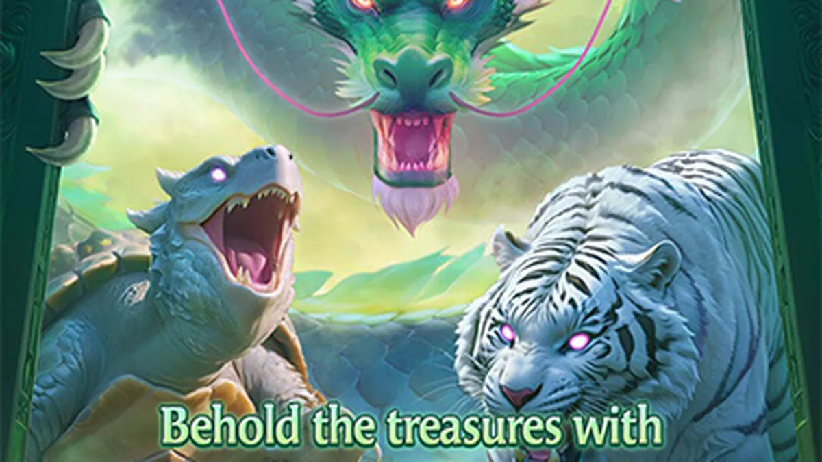 Mythical Guardians slot machine gameplay interface